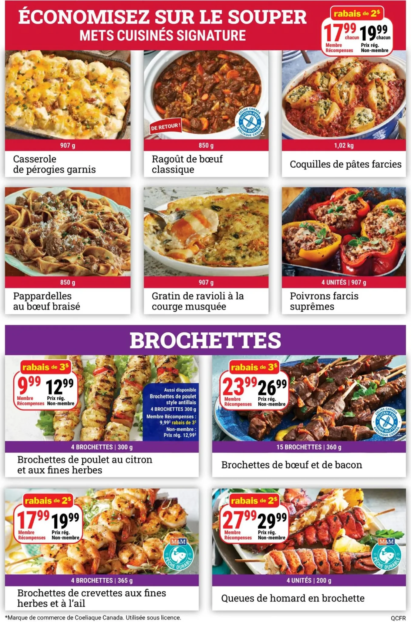 Page 2 de la circulaire Les Aliments M&M
