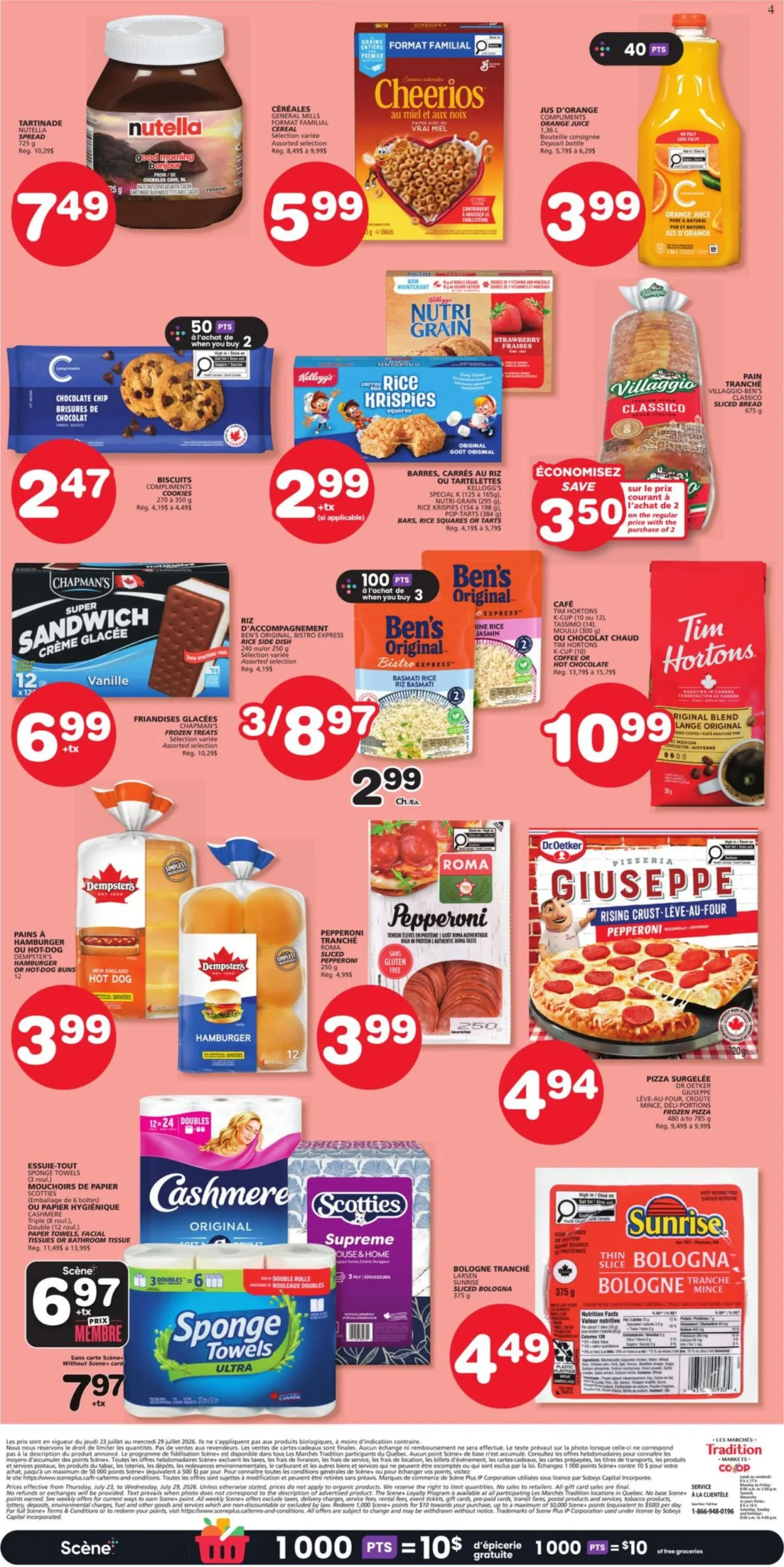 Page 4 de la circulaire Les Marchés Tradition Marchés Coop