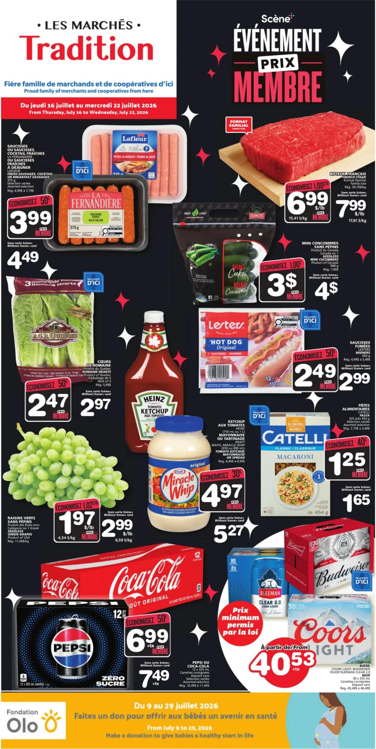 Page 1 de la circulaire Les Marchés Tradition