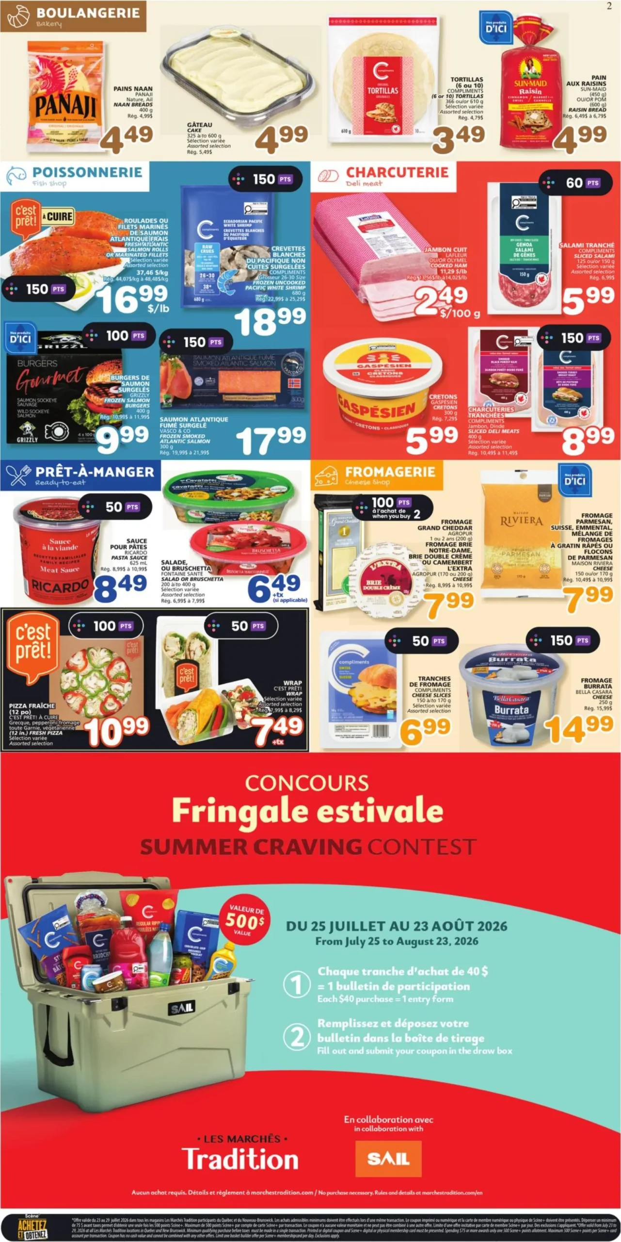 Page 2 de la circulaire Les Marchés Tradition