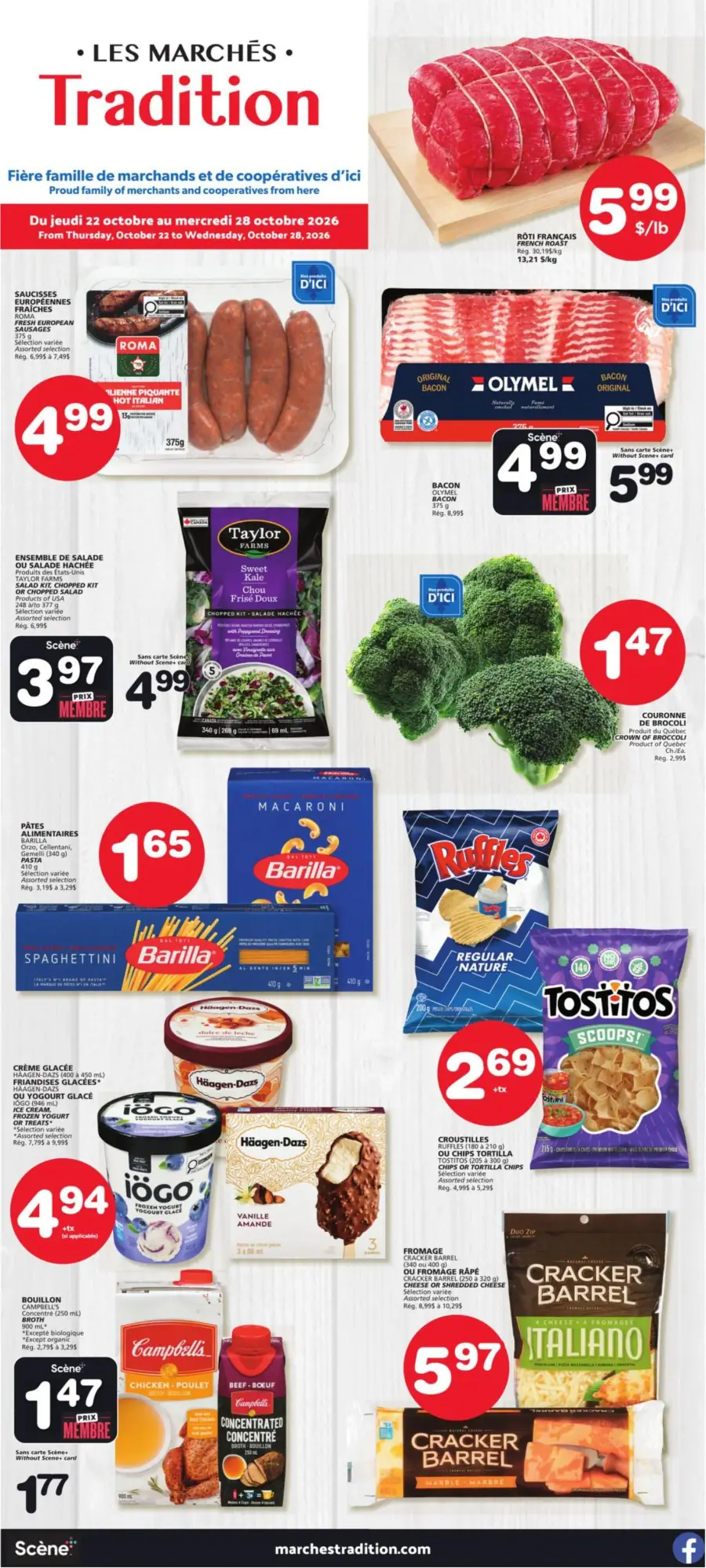 Page 1 de la circulaire Les Marchés Tradition