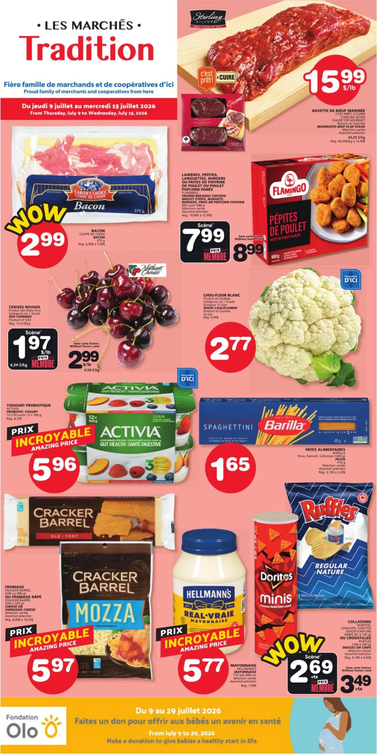 Page 1 de la circulaire Les MarchéS Tradition