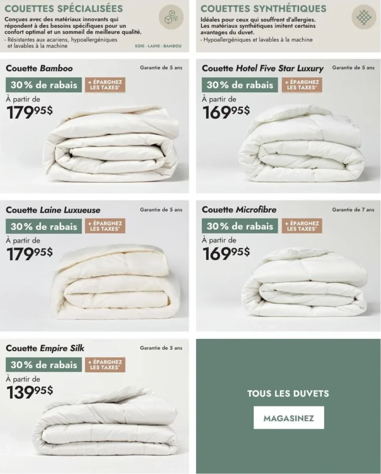 Page 3 de la circulaire Linen Chest