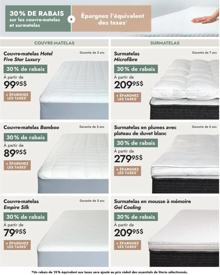 Page 5 de la circulaire Linen Chest