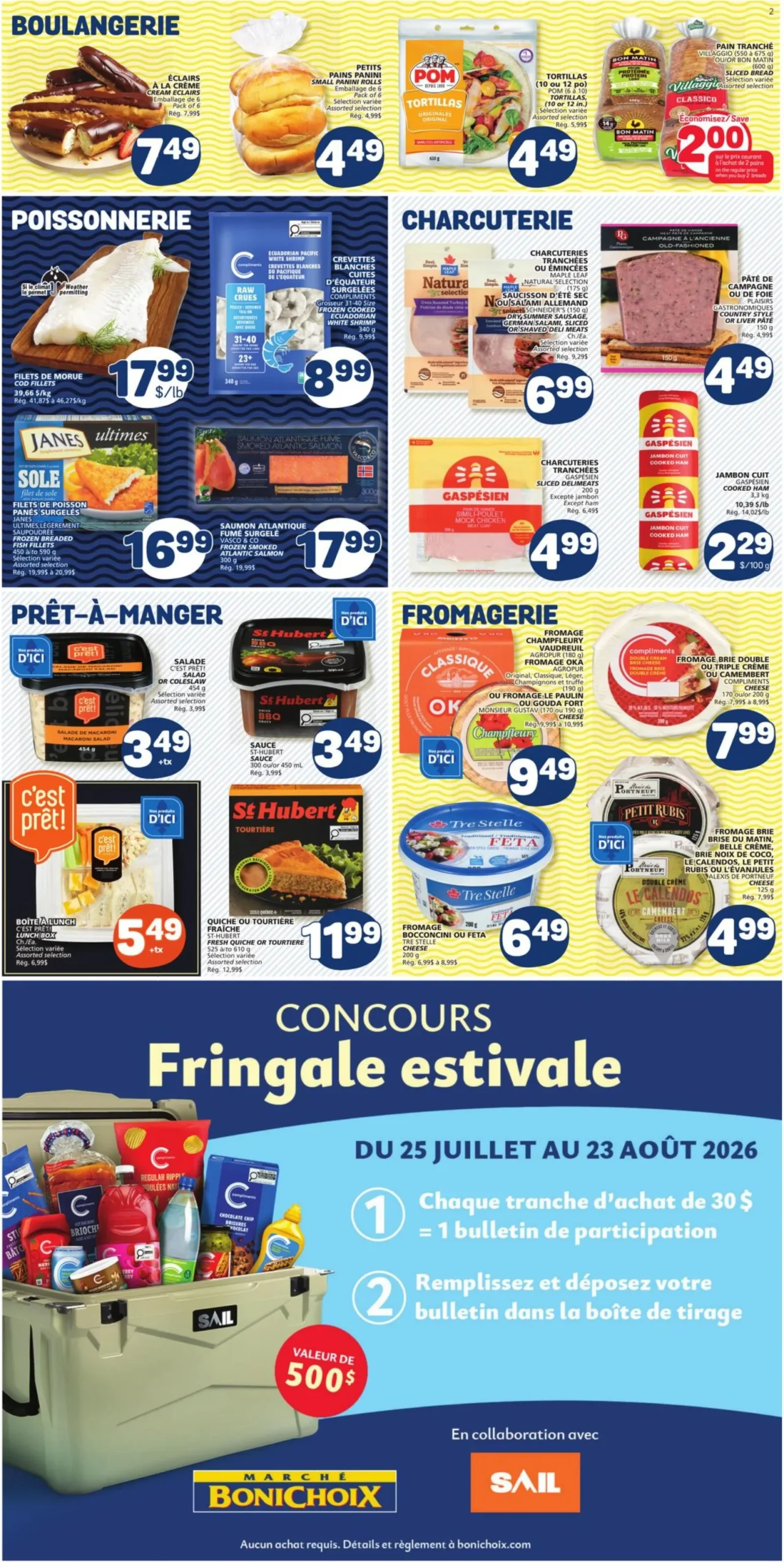 Page 3 de la circulaire Marché Bonichoix