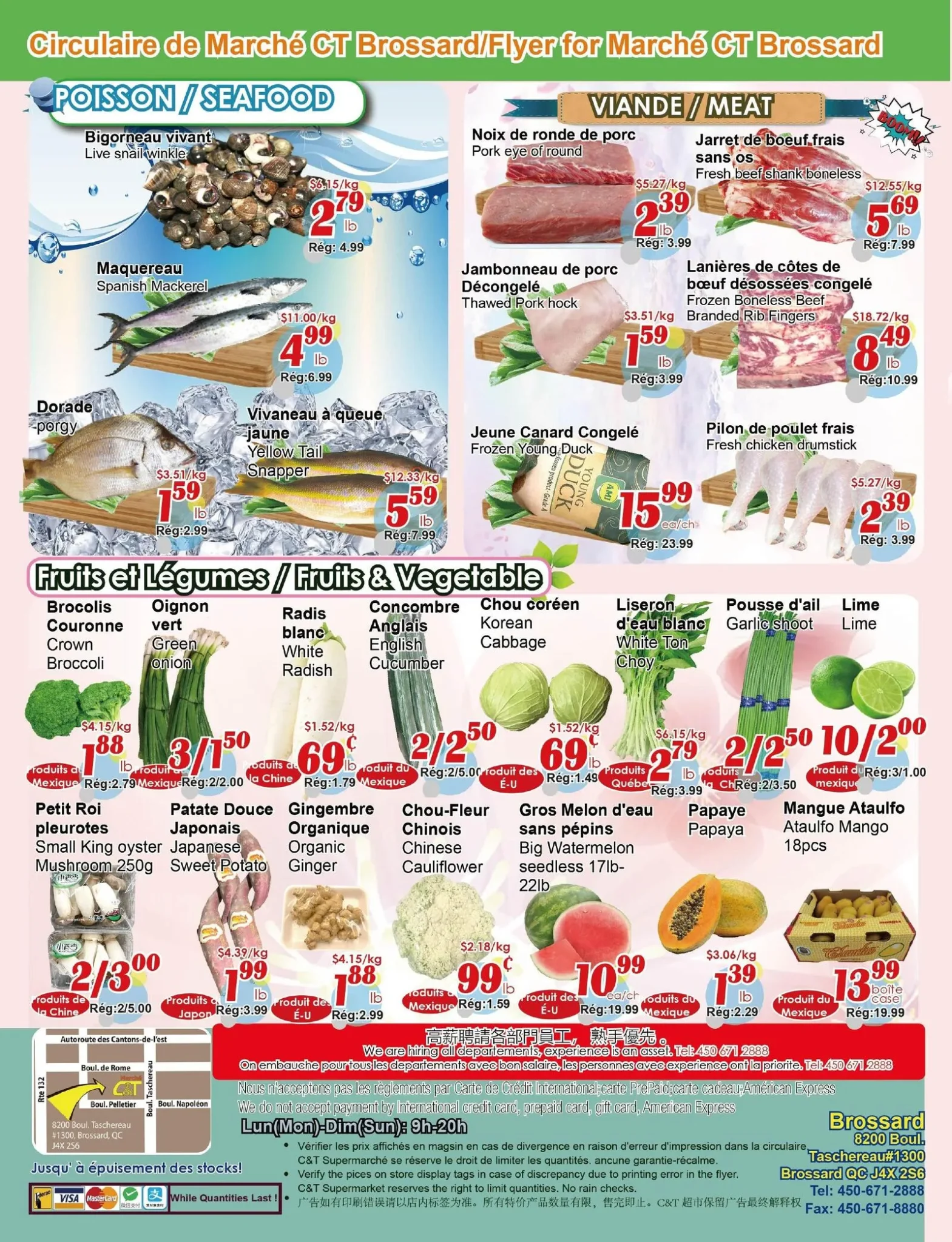 Page 3 de la circulaire Marché C&T Brossard