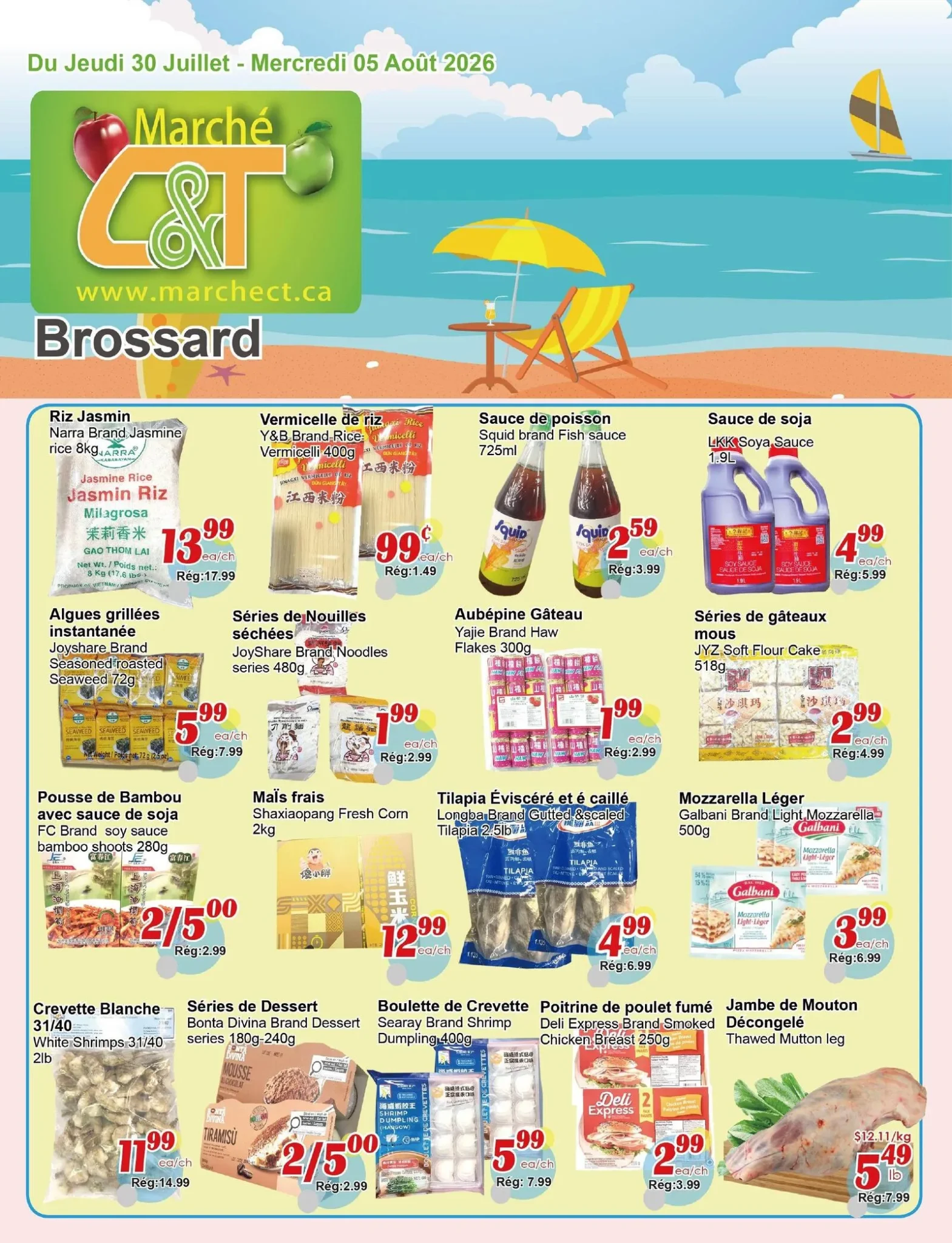 Page 2 de la circulaire Marché C&T Brossard