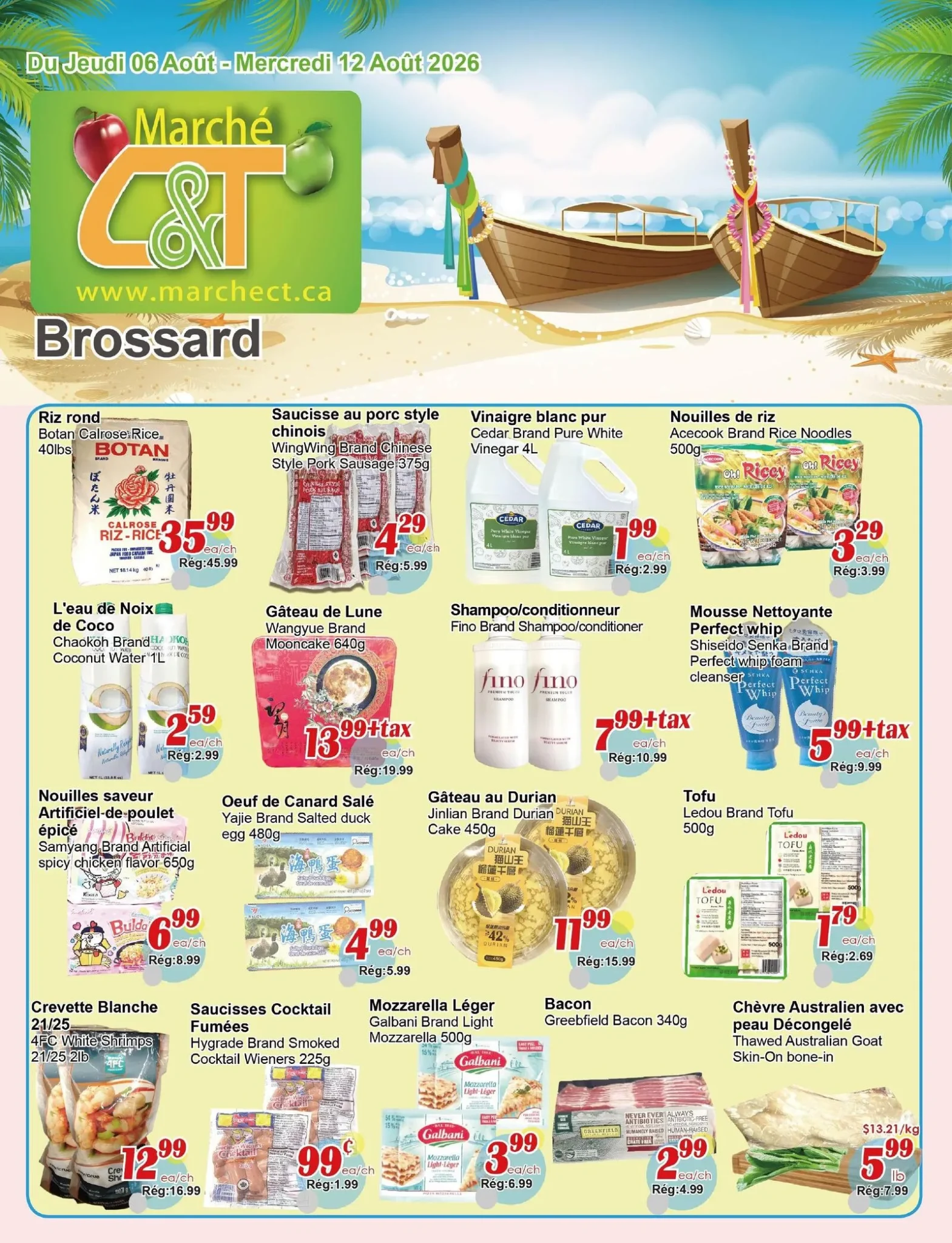 Page 1 de la circulaire Marché C&T Brossard