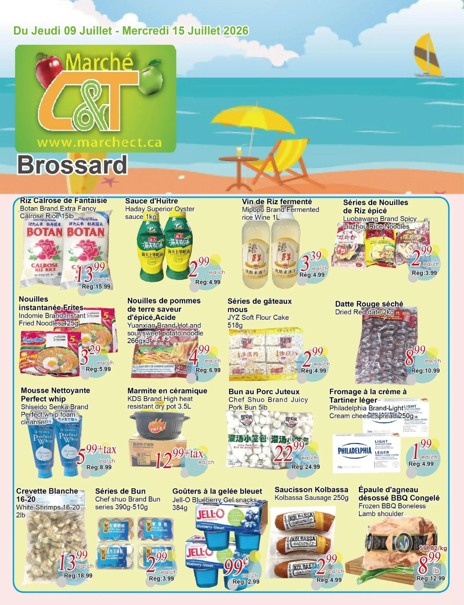 Page 1 de la circulaire Marché C&T Brossard