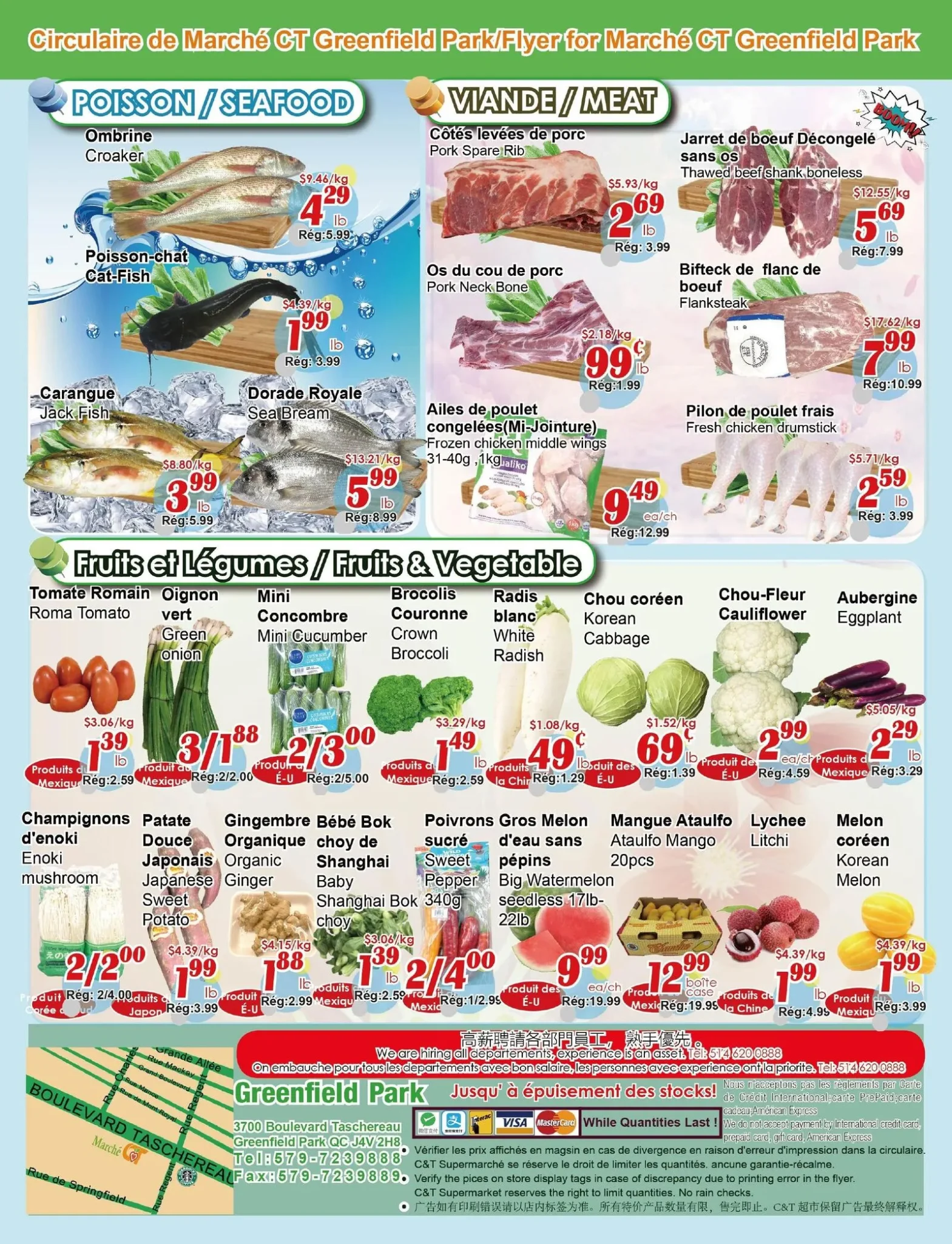 Page 2 de la circulaire Marché C&T Greenfield Park