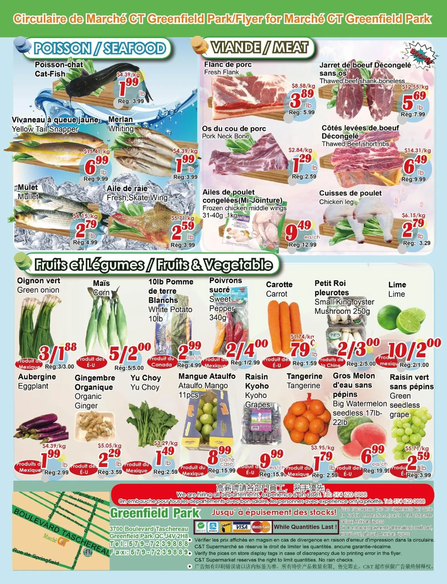 Page 2 de la circulaire Marché C&T Greenfield Park