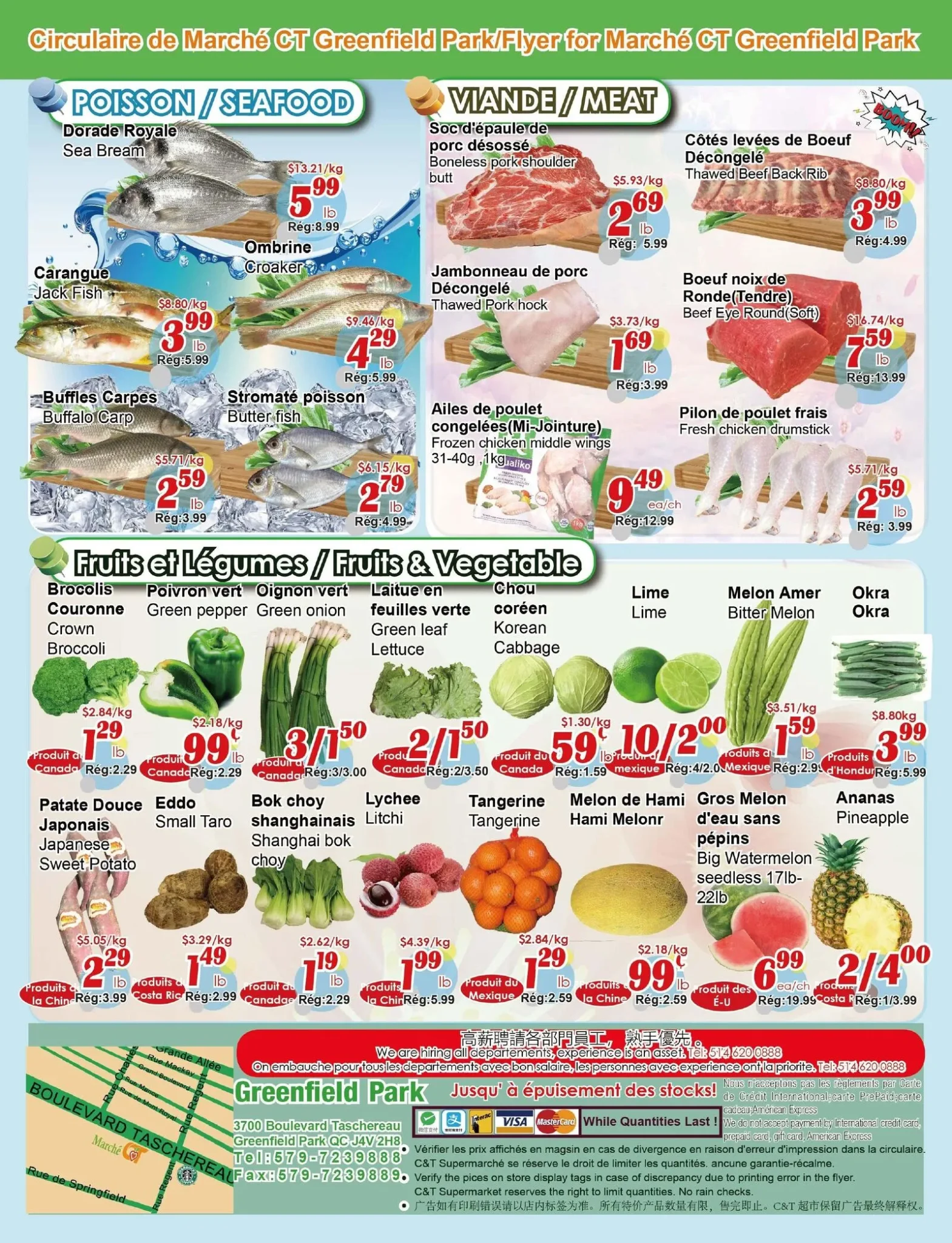 Page 2 de la circulaire Marché C&T Greenfield Park