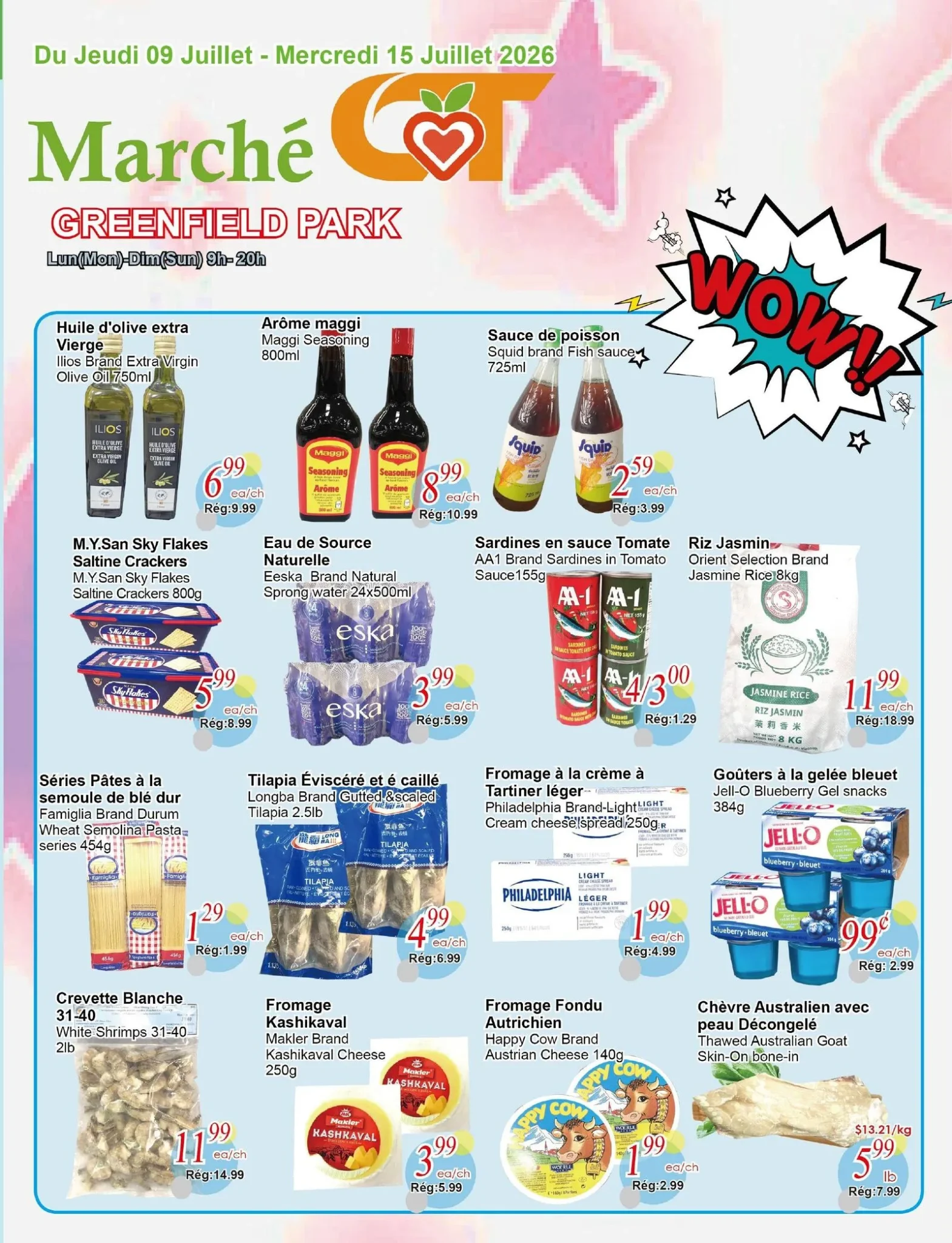 Page 1 de la circulaire Marché C&T Greenfield Park