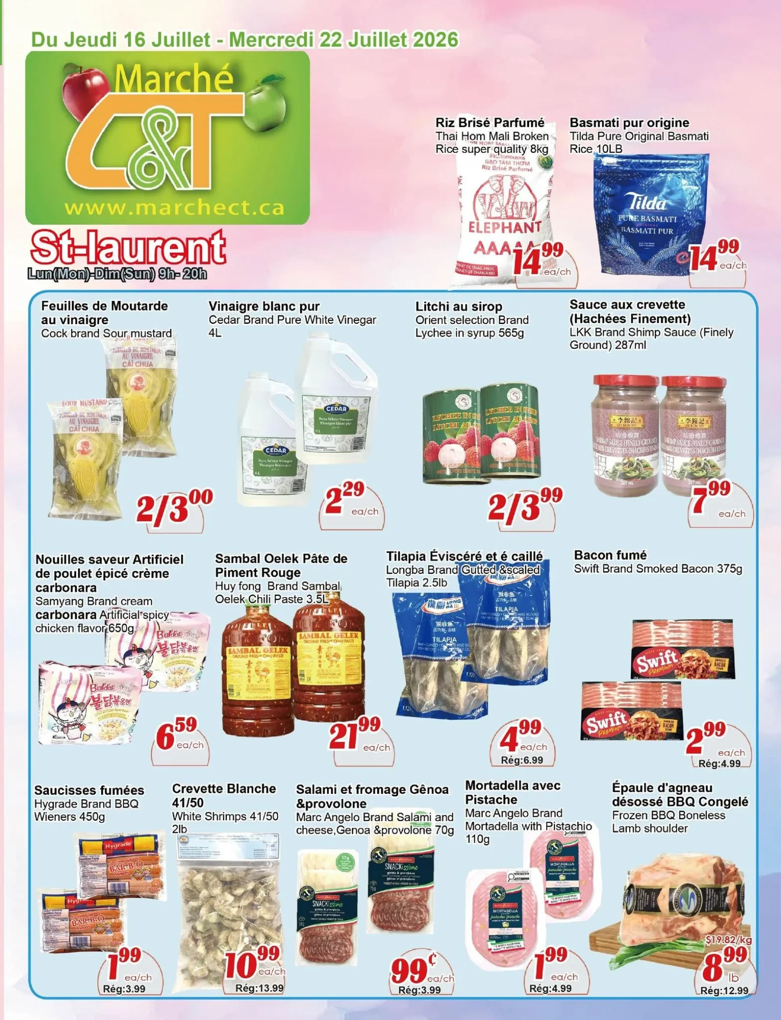 Page 2 de la circulaire Marché C&T St-Laurent