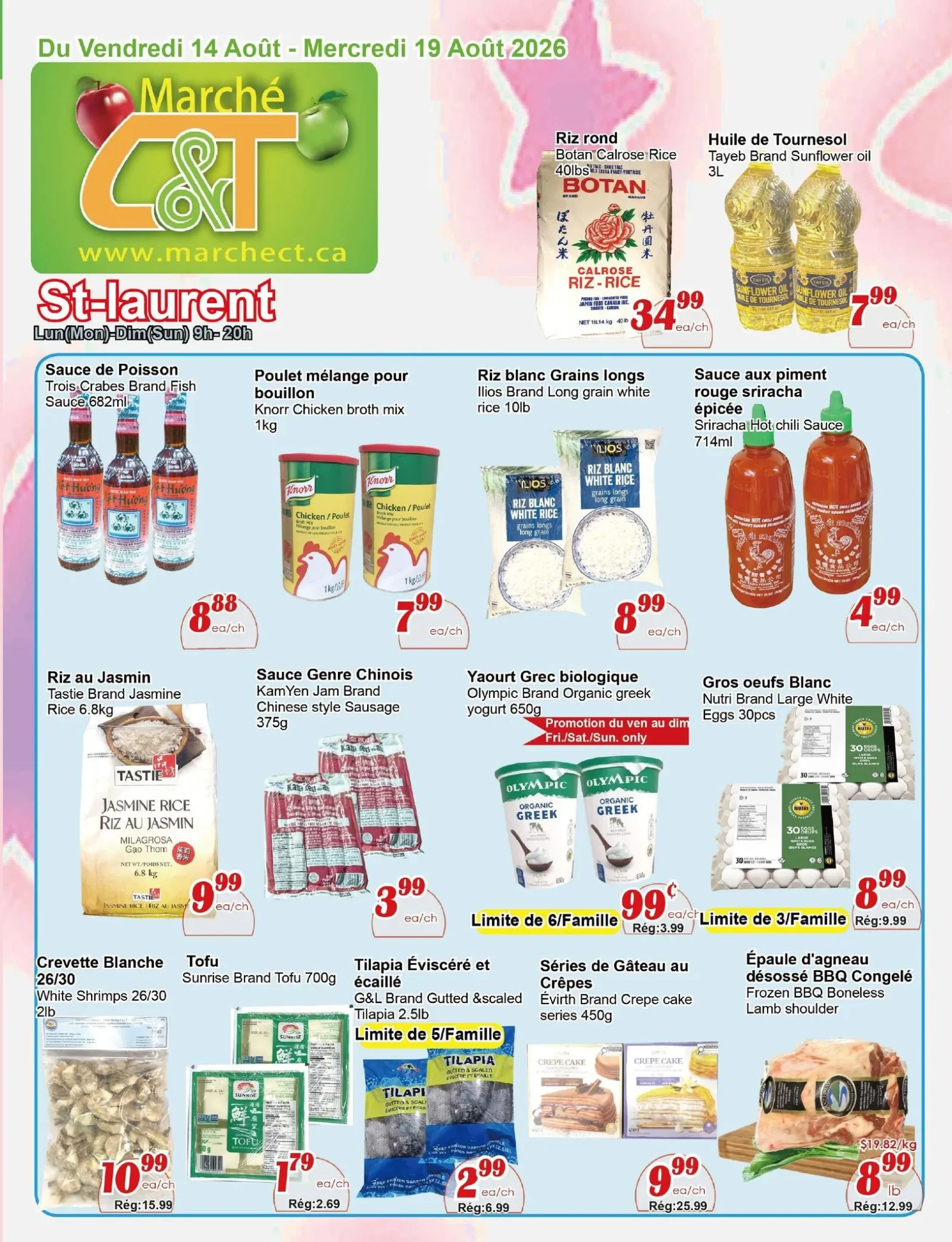 Page 1 de la circulaire Marché C&T St-Laurent