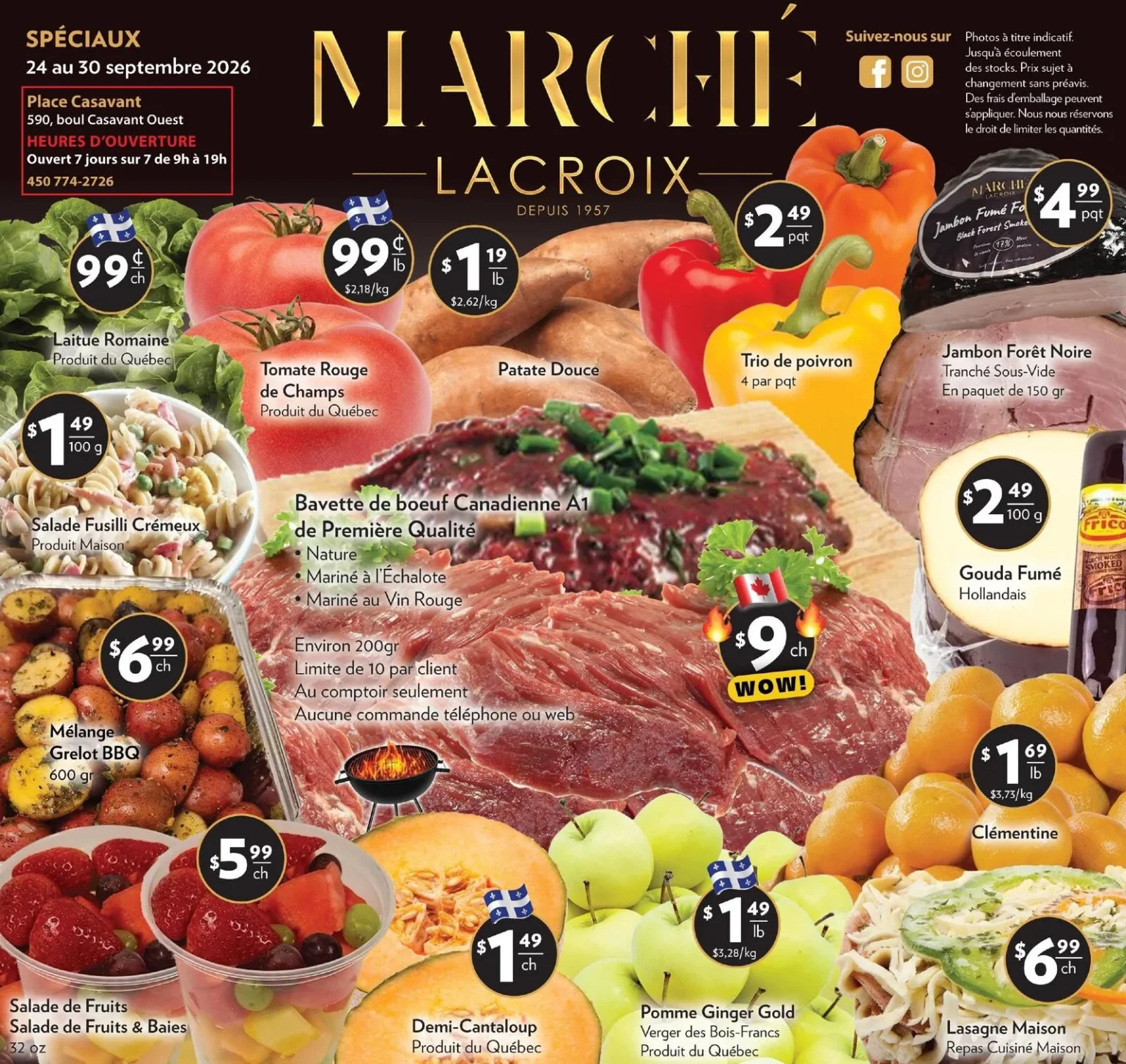 Page 1 de la circulaire Marché Lacroix