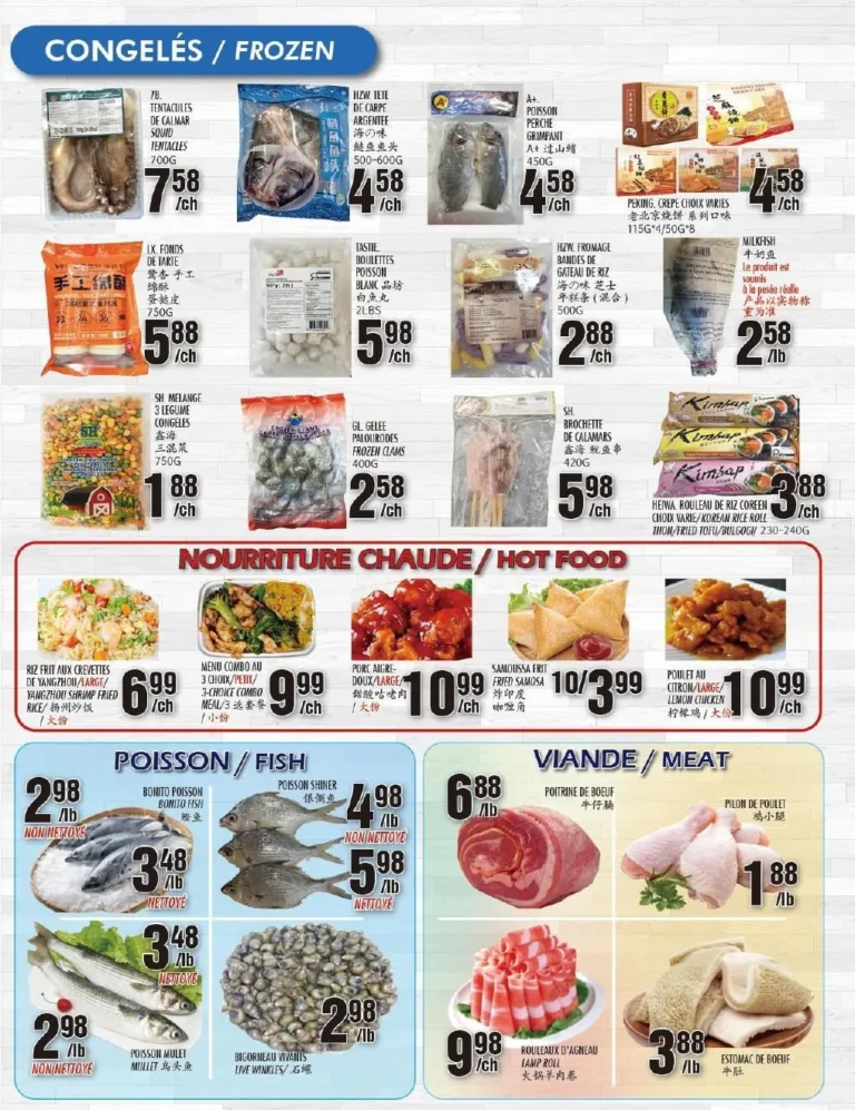 Page 3 de la circulaire Marché Newon Jean-Talon