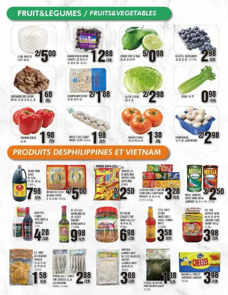 Page 2 de la circulaire Marché Newon Jean-Talon
