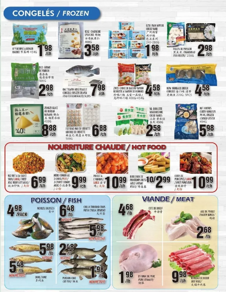 Page 3 de la circulaire Marché Newon Jean-Talon