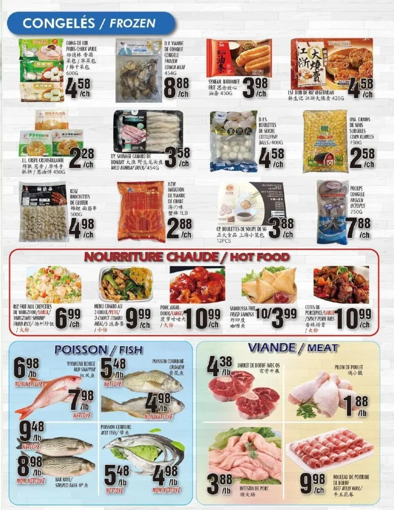 Page 3 de la circulaire Marché Newon Jean-Talon