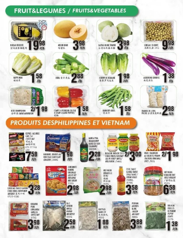 Page 2 de la circulaire Marché Newon Jean-Talon