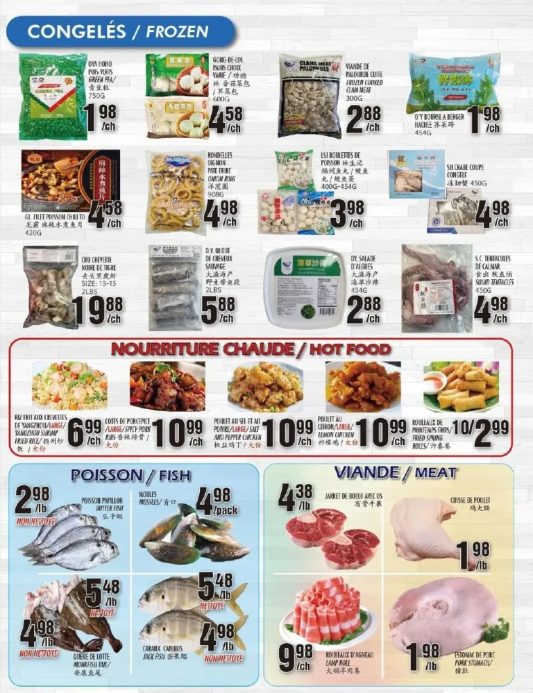 Page 3 de la circulaire Marché Newon Jean-Talon