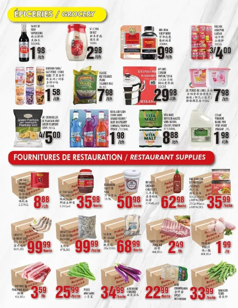 Page 4 de la circulaire Marché Newon Jean-Talon