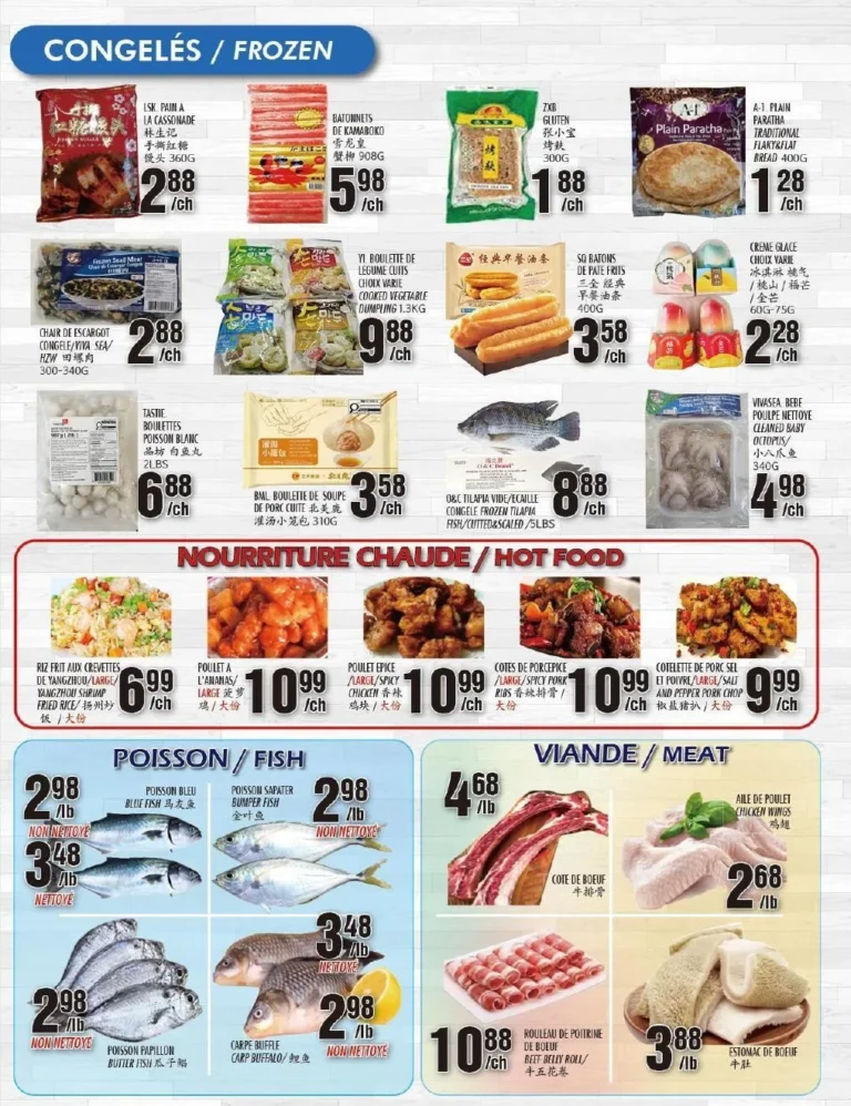 Page 3 de la circulaire Marché Newon Jean-Talon