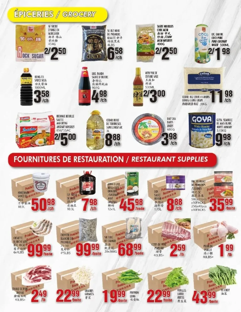 Page 4 de la circulaire Marché Newon Jean-Talon