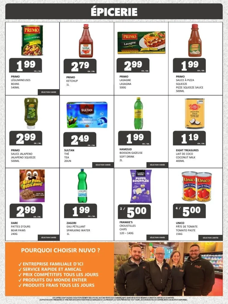 Page 2 de la circulaire Marché Nuvo
