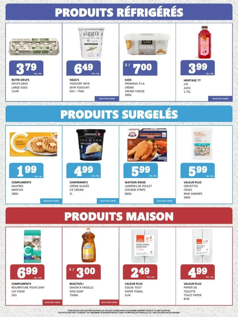 Page 3 de la circulaire Marché Nuvo