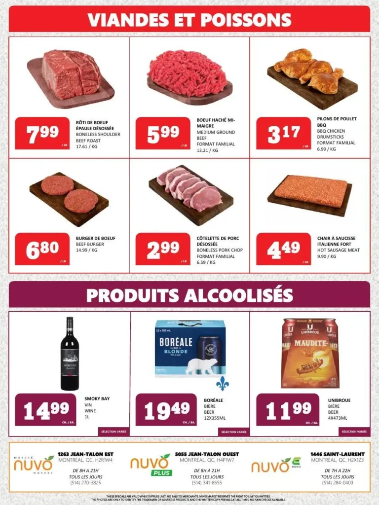 Page 4 de la circulaire Marché Nuvo