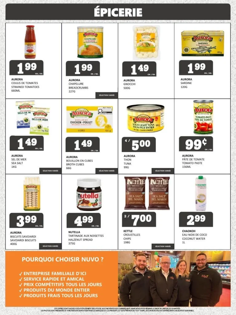 Page 2 de la circulaire Marché Nuvo