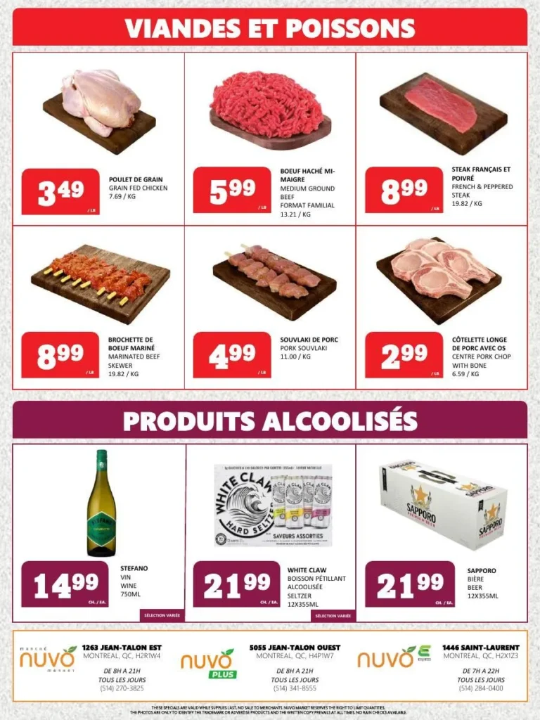 Page 4 de la circulaire Marché Nuvo