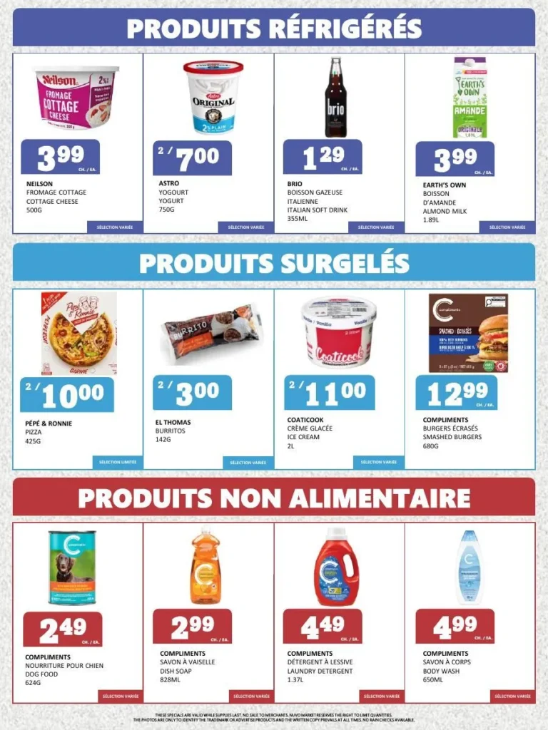 Page 3 de la circulaire Marché Nuvo
