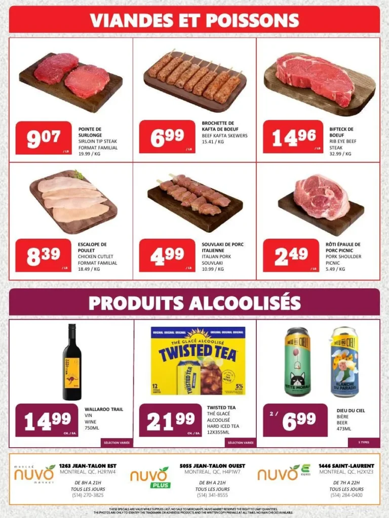 Page 4 de la circulaire Marché Nuvo