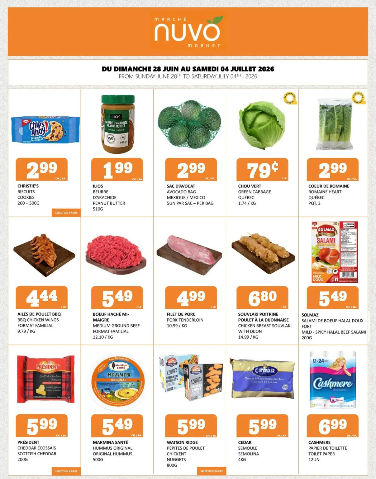 Page 2 de la circulaire Marché Nuvo