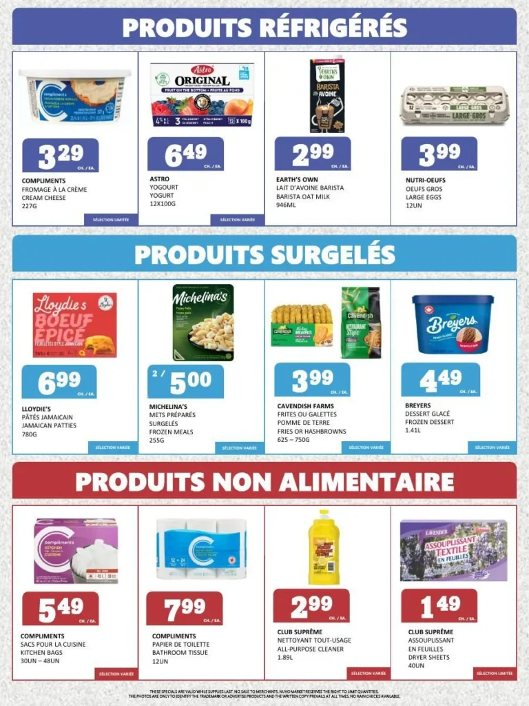 Page 3 de la circulaire Marché Nuvo