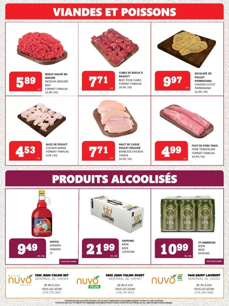 Page 4 de la circulaire Marché Nuvo