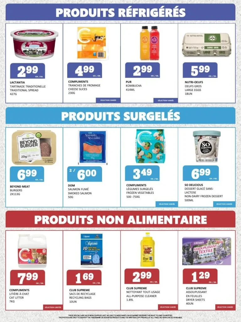 Page 3 de la circulaire Marché Nuvo