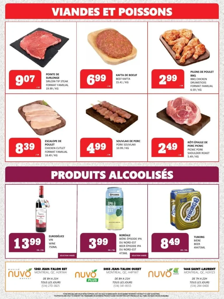 Page 4 de la circulaire Marché Nuvo