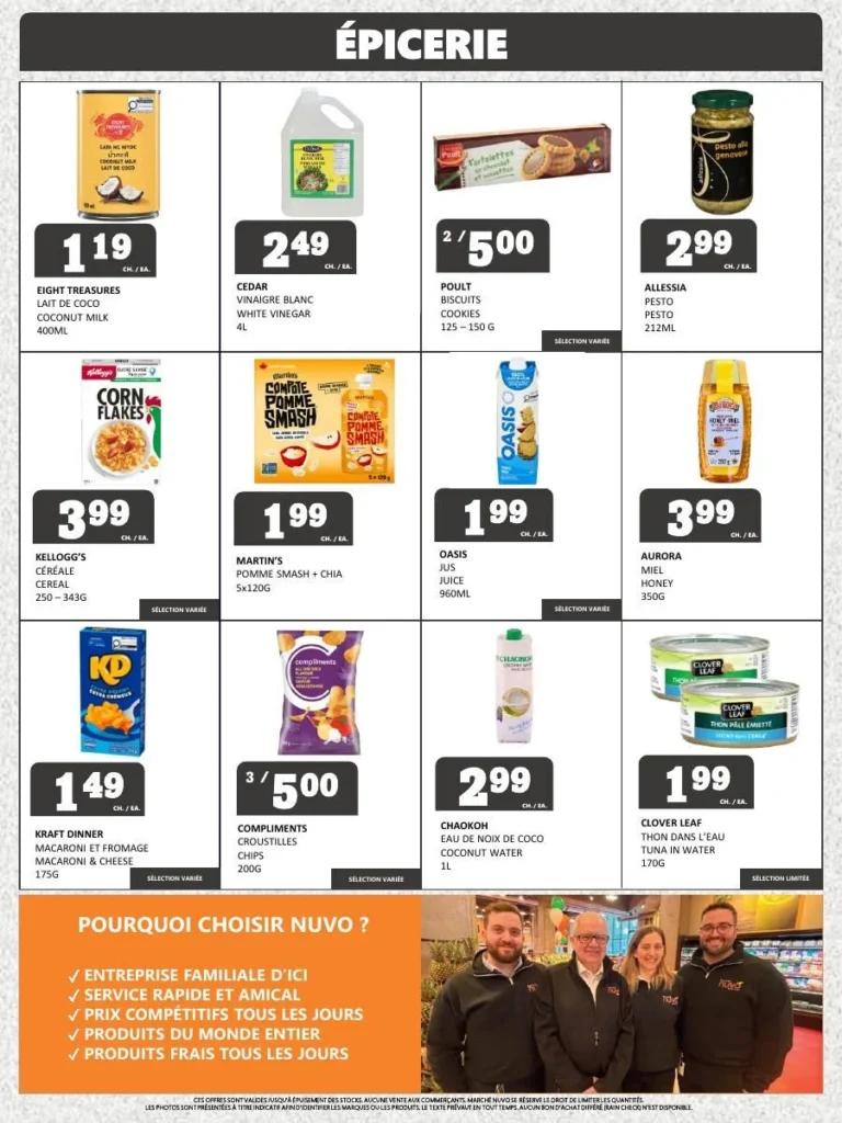 Page 2 de la circulaire Marché Nuvo