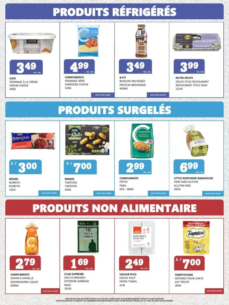 Page 3 de la circulaire Marché Nuvo