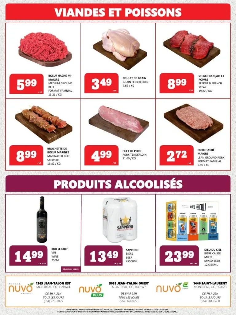 Page 4 de la circulaire Marché Nuvo