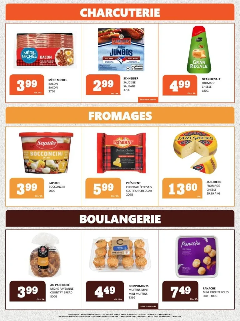 Page 5 de la circulaire Marché Nuvo