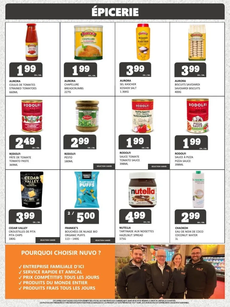 Page 2 de la circulaire Marché Nuvo