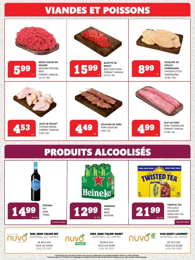 Page 4 de la circulaire Marché Nuvo