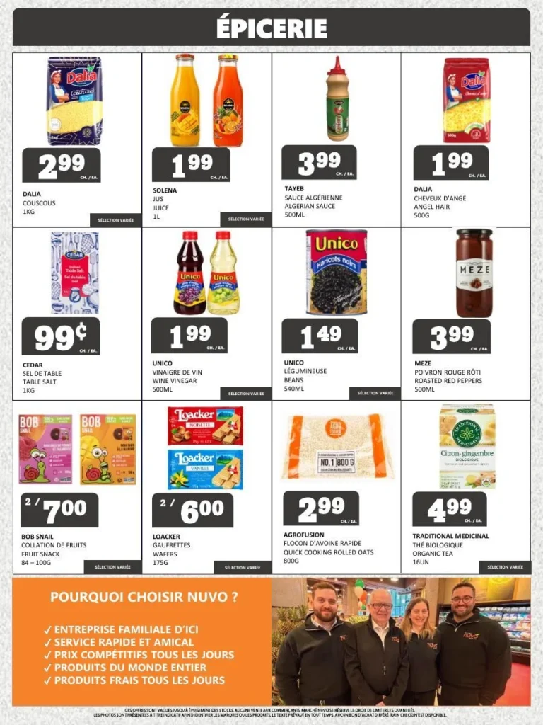 Page 2 de la circulaire Marché Nuvo