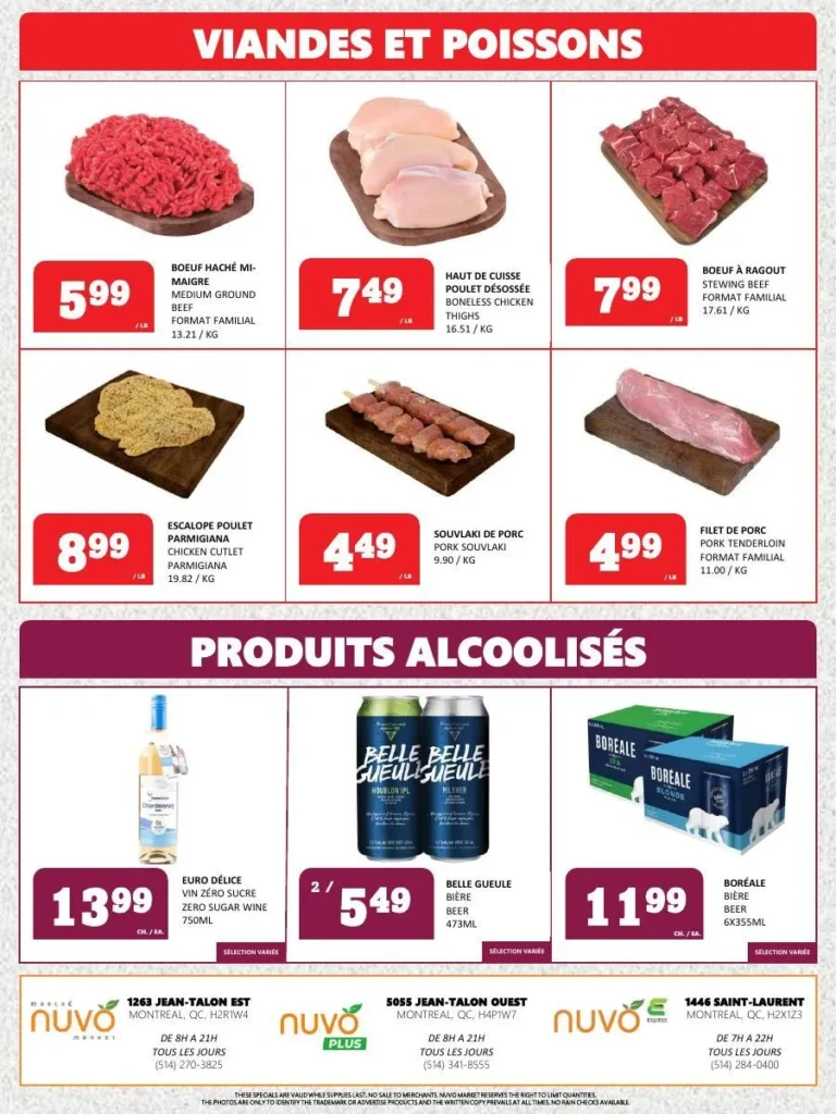 Page 4 de la circulaire Marché Nuvo