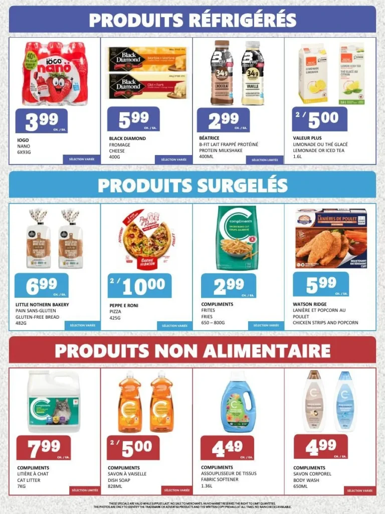 Page 3 de la circulaire Marché Nuvo